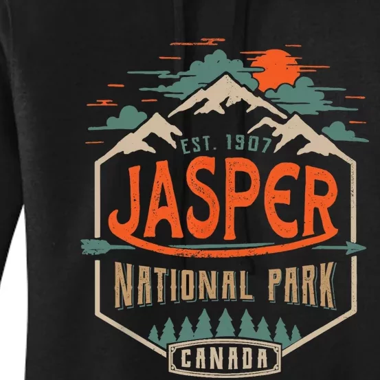 Jasper National Park, Alberta, Canada Exploration Travel Women's Pullover Hoodie