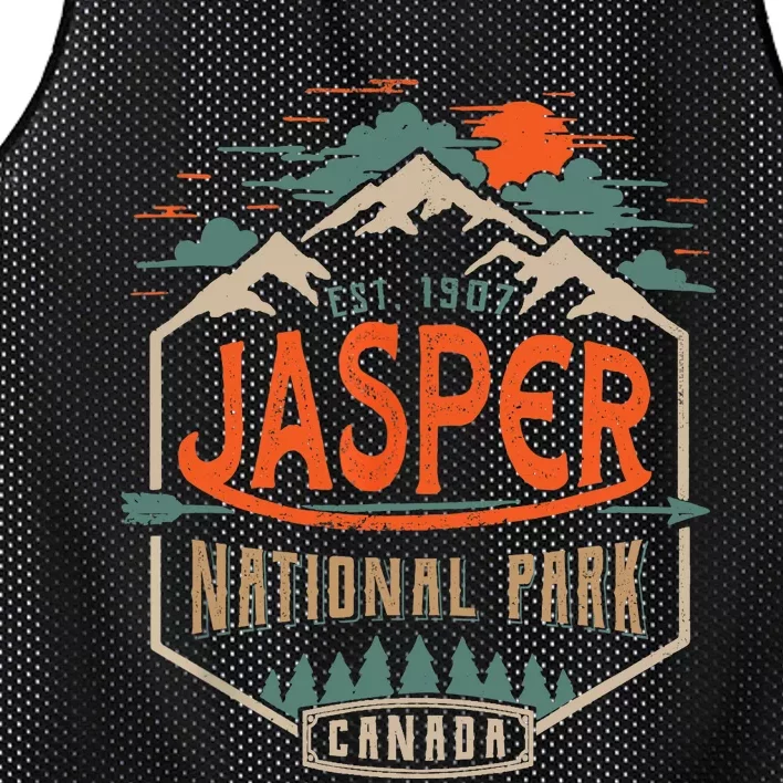 Jasper National Park, Alberta, Canada Exploration Travel Mesh Reversible Basketball Jersey Tank