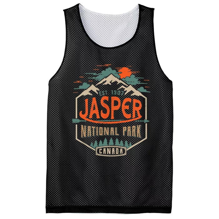 Jasper National Park, Alberta, Canada Exploration Travel Mesh Reversible Basketball Jersey Tank