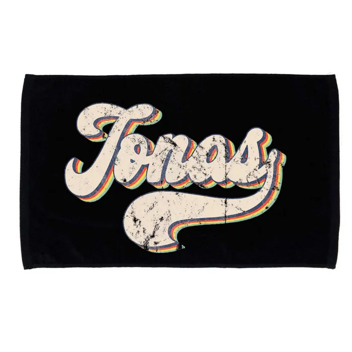 Jonas Name Personalized Vintage Retro Wo Microfiber Hand Towel