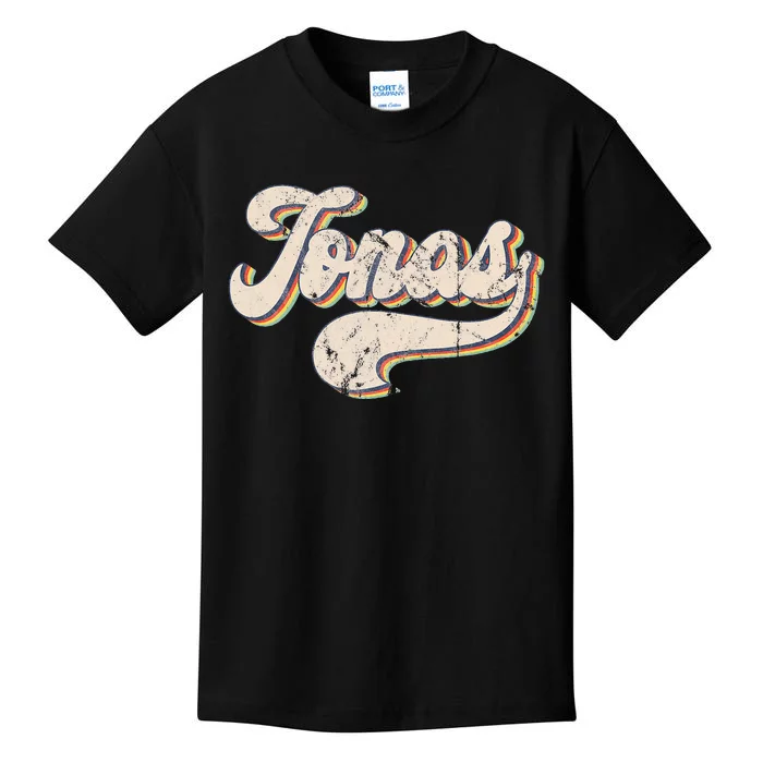 Jonas Name Personalized Vintage Retro Wo Kids T-Shirt