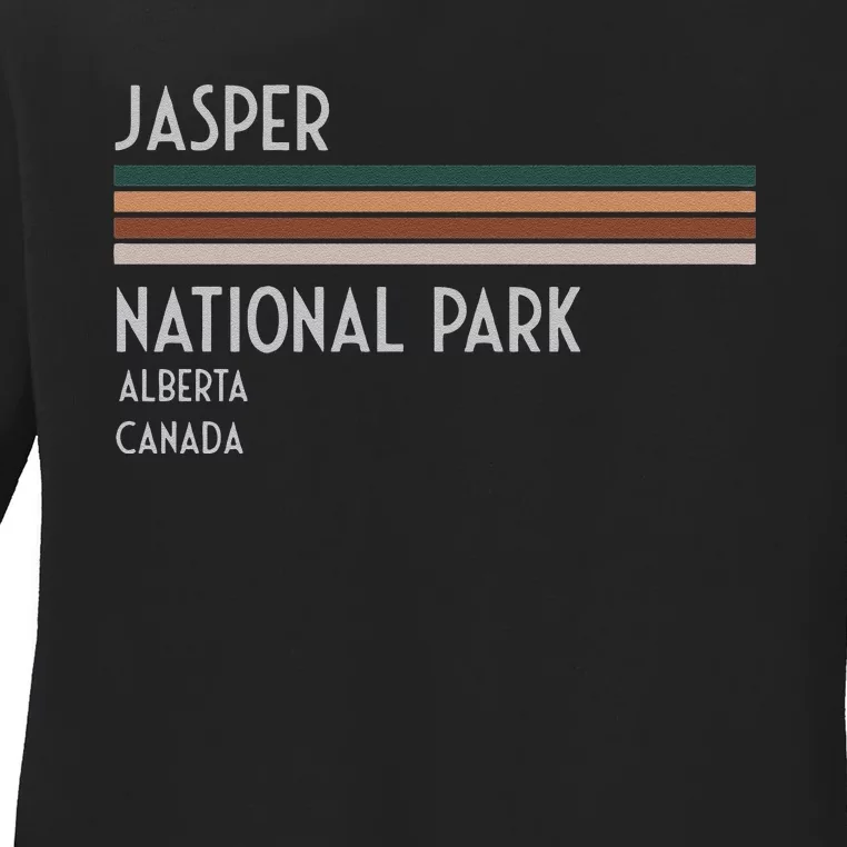 Jasper National Park Canada Ladies Long Sleeve Shirt