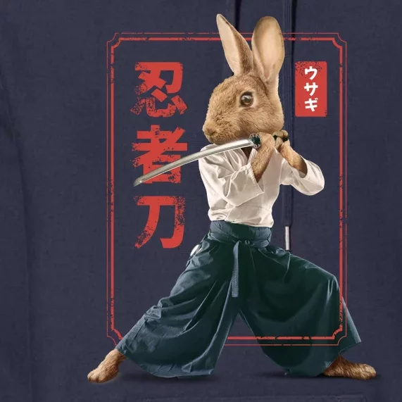 Japanese Ninja Rabbit Premium Hoodie