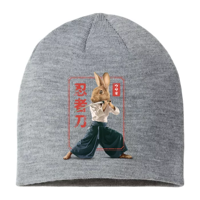 Japanese Ninja Rabbit 8 1/2in Sustainable Knit Beanie