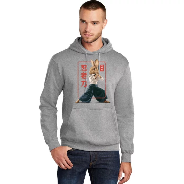 Japanese Ninja Rabbit Tall Hoodie