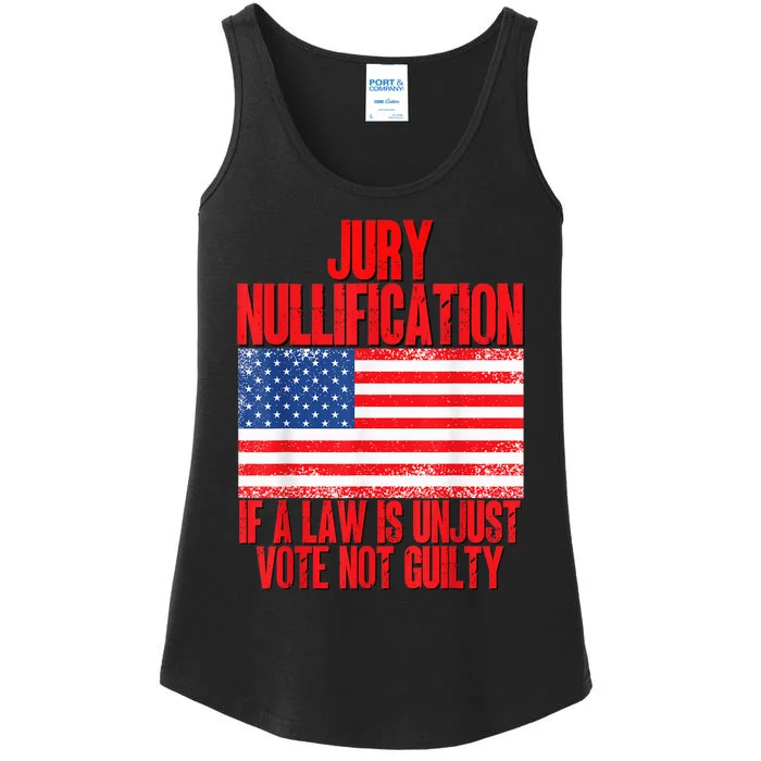 Jury Nullification Rights If a Law is Unjust Vote Not Guilty Ladies Essential Tank