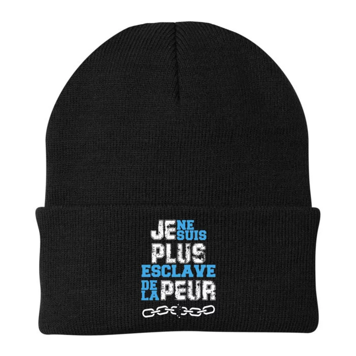 Je Ne Suis Plus Esclave Knit Cap Winter Beanie