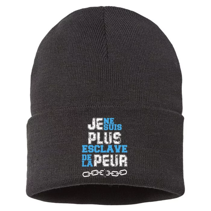 Je Ne Suis Plus Esclave Sustainable Knit Beanie