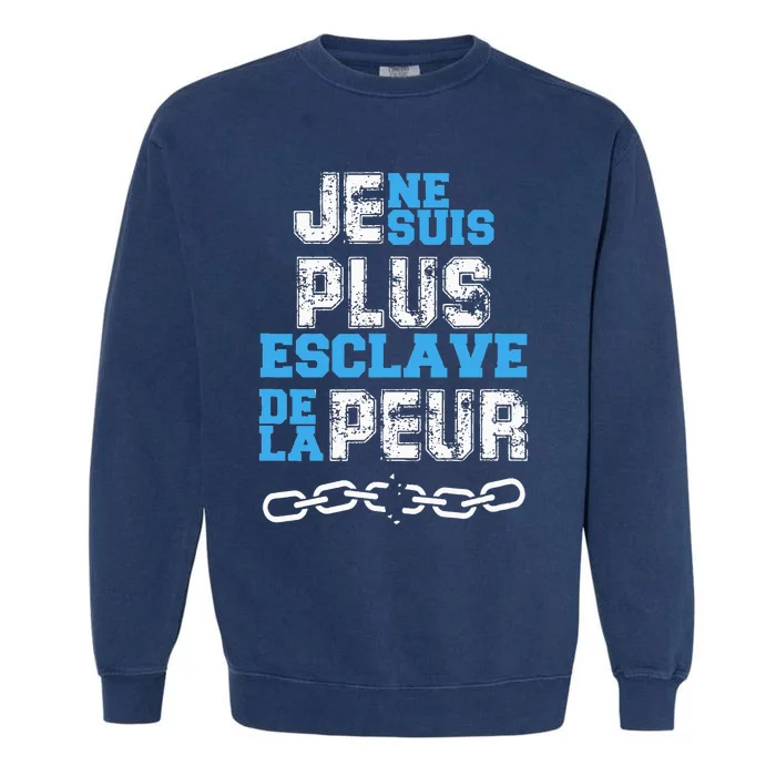 Je Ne Suis Plus Esclave. Garment-Dyed Sweatshirt