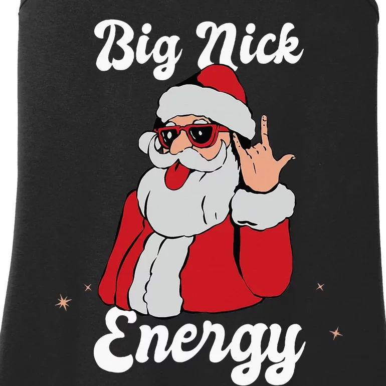 Jolly Nick Vibes Festive Holiday Gift Ladies Essential Tank