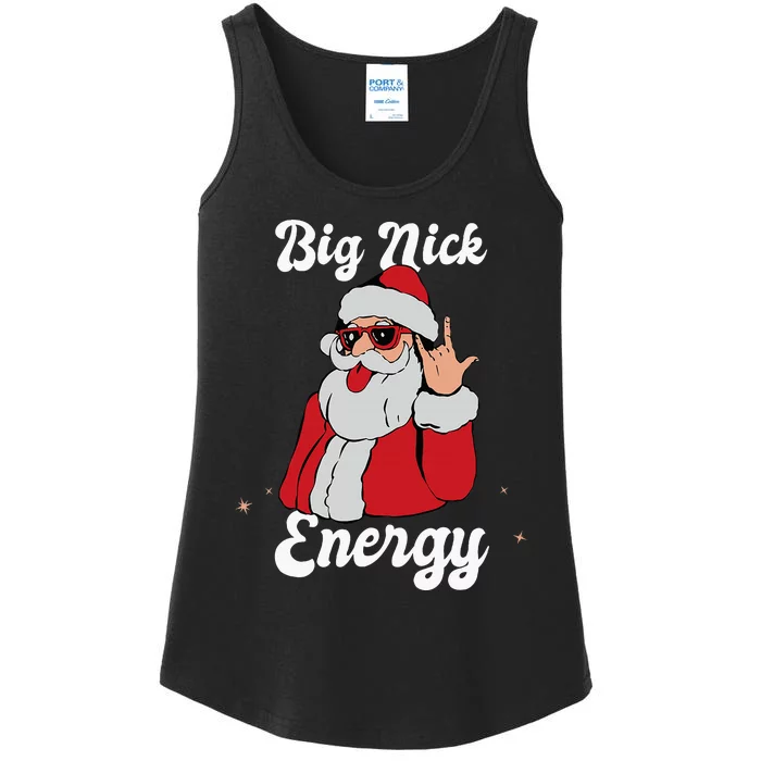 Jolly Nick Vibes Festive Holiday Gift Ladies Essential Tank