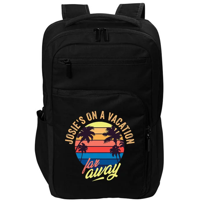 JosieS On A Vacation Far Away Impact Tech Backpack