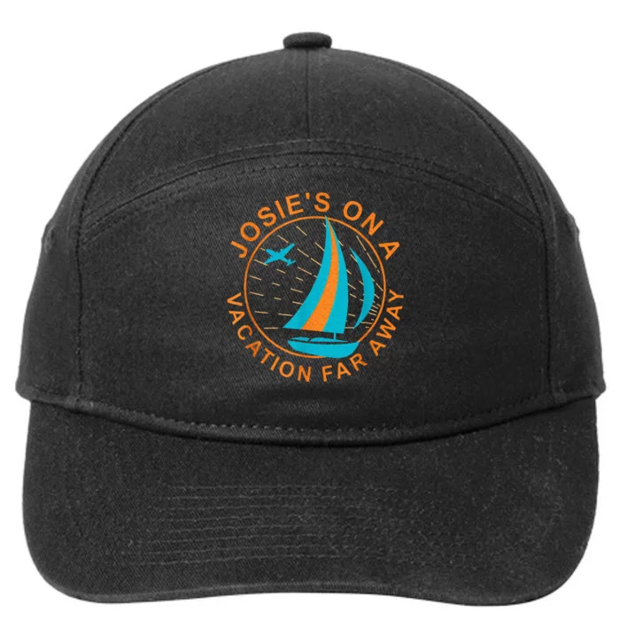 Josies On A Vacation Far Away 7-Panel Snapback Hat