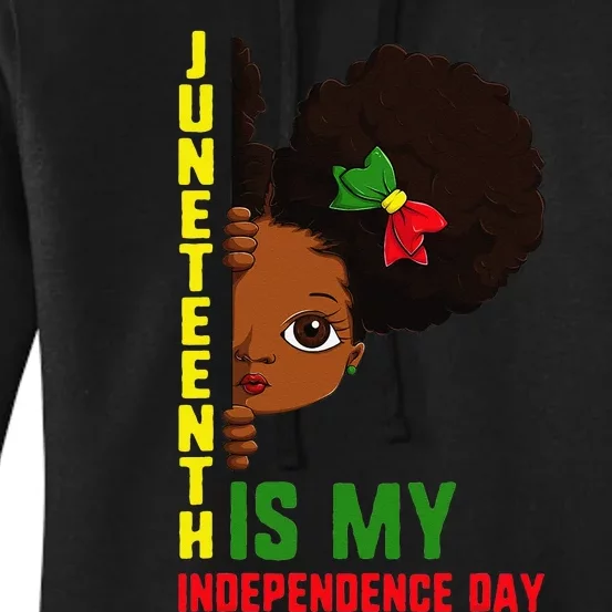 Juneteenth Outfit African American Little Women's Pullover Hoodie