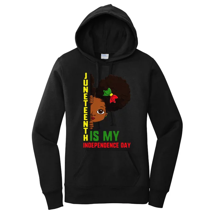 Juneteenth Outfit African American Little Women's Pullover Hoodie