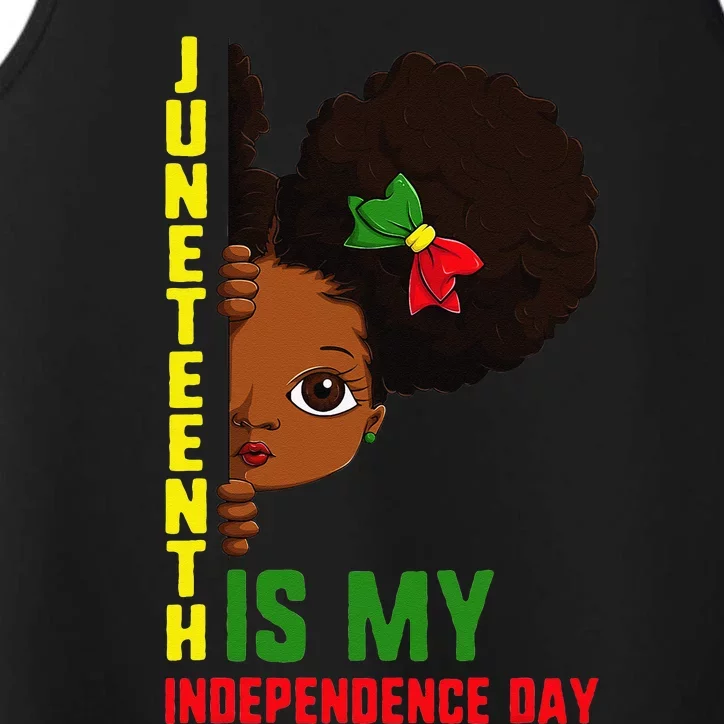 Juneteenth Outfit African American Little Performance Tank