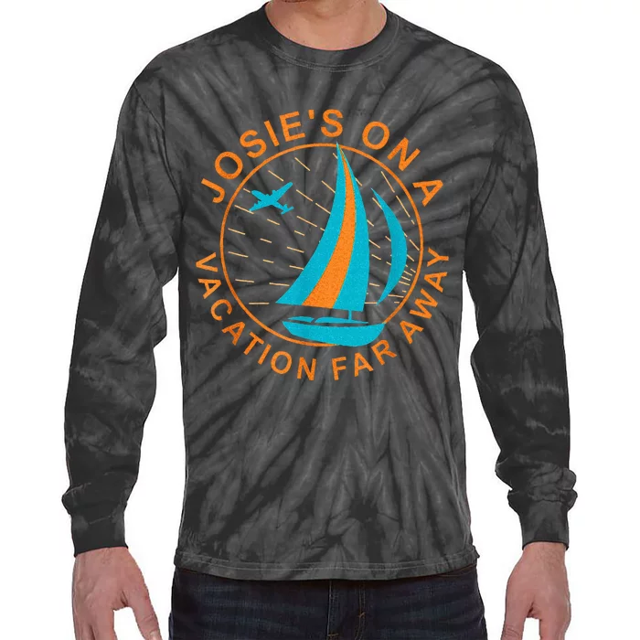 Josies On A Vacation Far Away Tie-Dye Long Sleeve Shirt