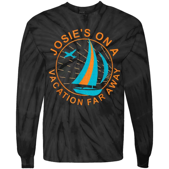 Josies On A Vacation Far Away Tie-Dye Long Sleeve Shirt