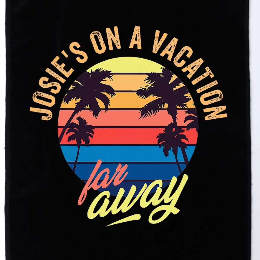 JosieS On A Vacation Far Away Platinum Collection Golf Towel