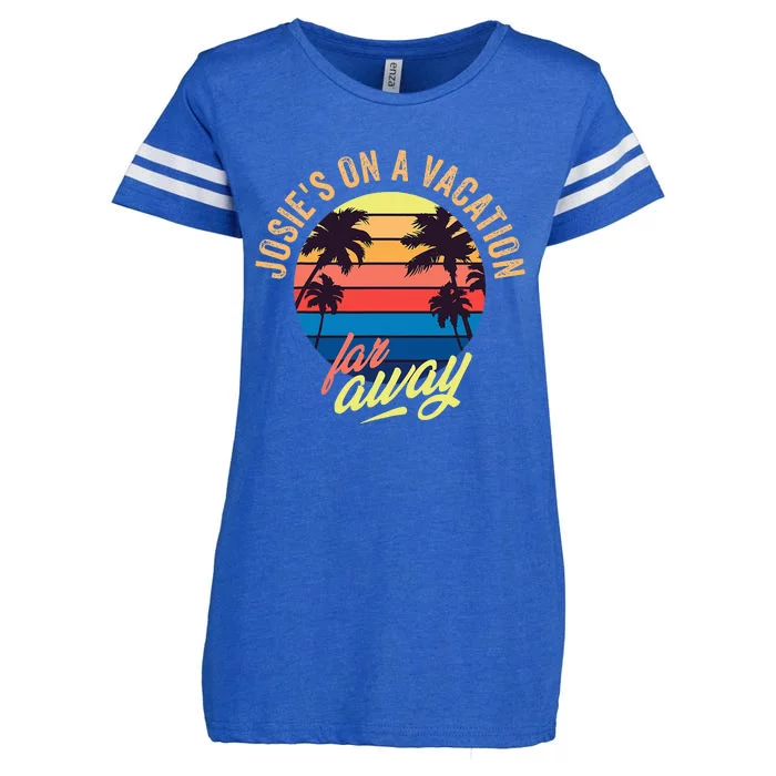 JosieS On A Vacation Far Away Enza Ladies Jersey Football T-Shirt