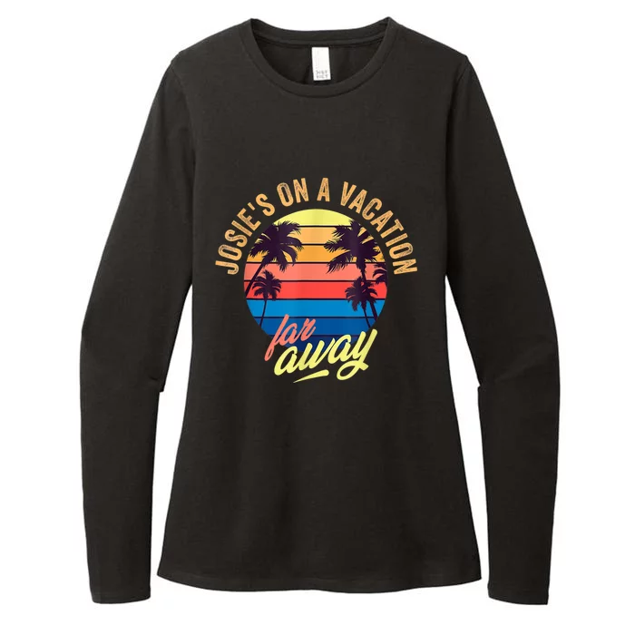 Josie's On A Vacation Far Away Womens CVC Long Sleeve Shirt