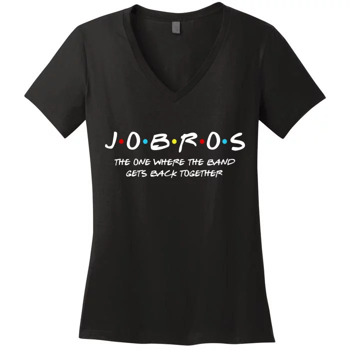 Jobros The One Where The Band Get Back Together Women's V-Neck T-Shirt