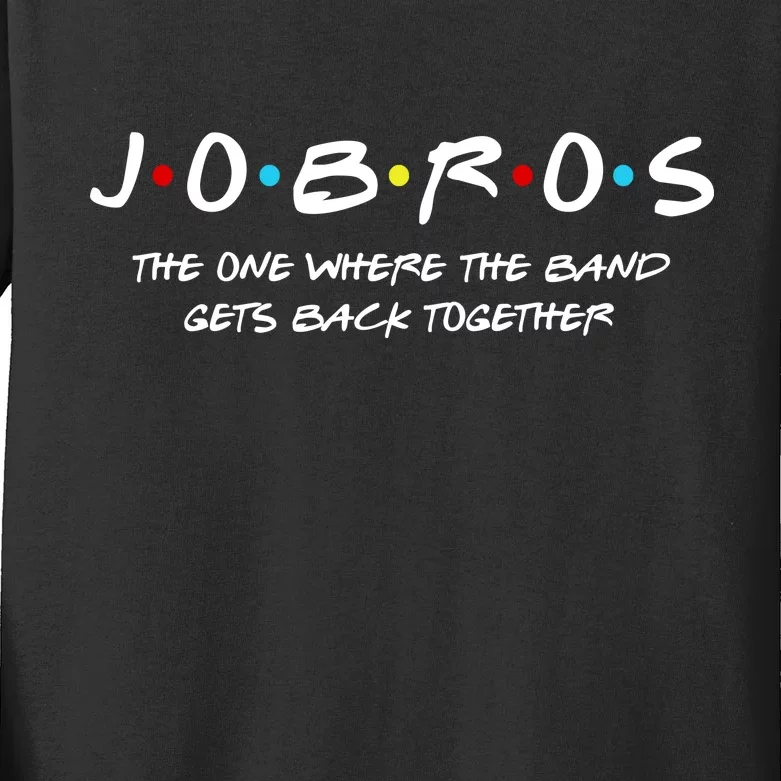 Jobros The One Where The Band Get Back Together Kids Long Sleeve Shirt