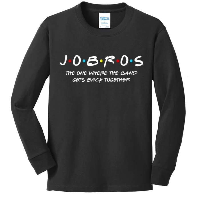 Jobros The One Where The Band Get Back Together Kids Long Sleeve Shirt