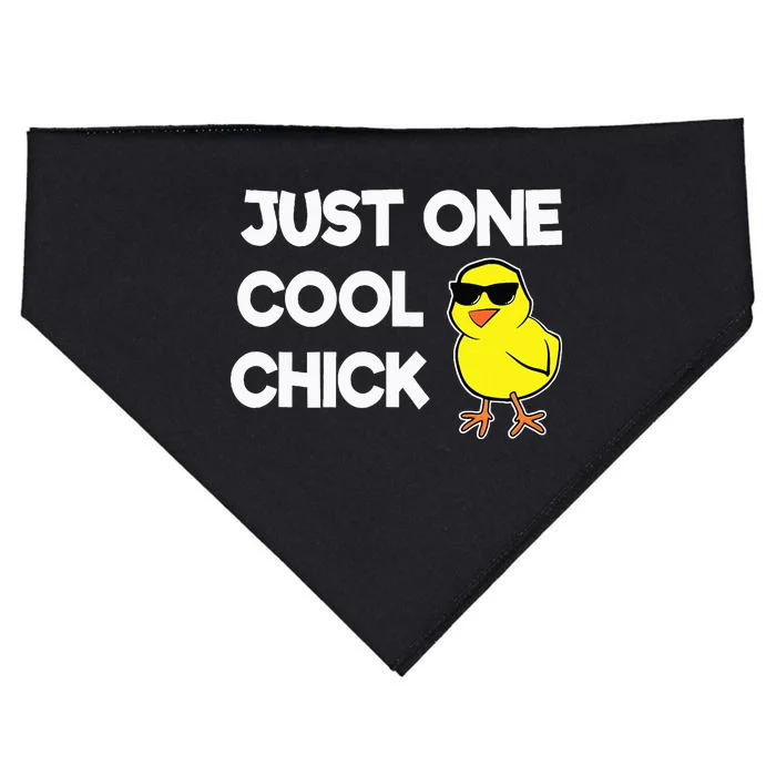 Just One Cool Chick Women Chick Easter USA-Made Doggie Bandana