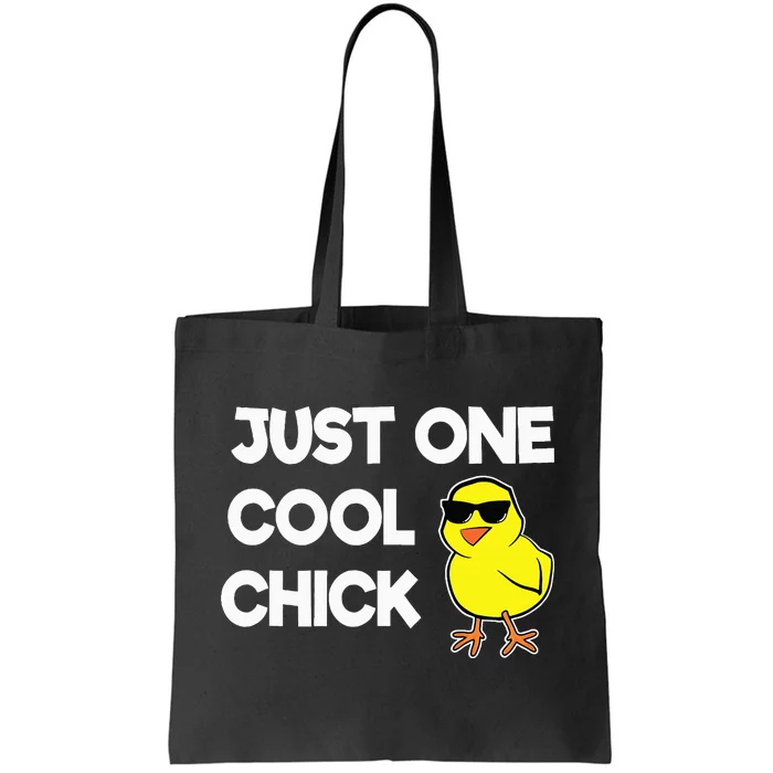 Just One Cool Chick Women Chick Easter Tote Bag