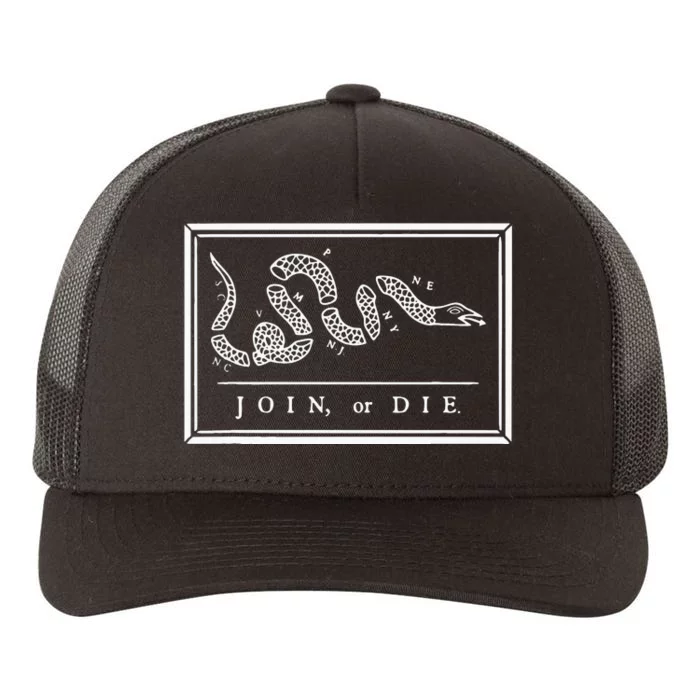 Join Or Die Yupoong Adult 5-Panel Trucker Hat