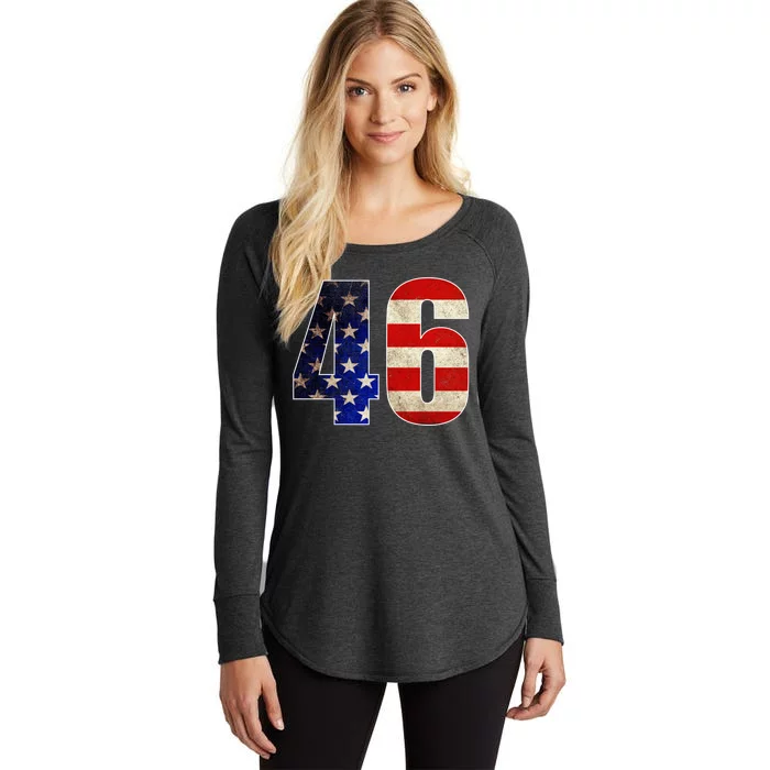 Joe Biden 2020 Election Vintage American President 46 Women's Perfect Tri Tunic Long Sleeve Shirt