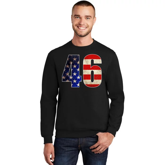 Joe Biden 2020 Election Vintage American President 46 Tall Sweatshirt