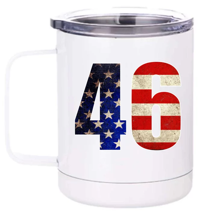 Joe Biden 2020 Election Vintage American President 46 Front & Back 12oz Stainless Steel Tumbler Cup