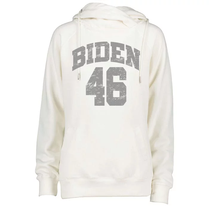 Joe Biden 46 Womens Funnel Neck Pullover Hood