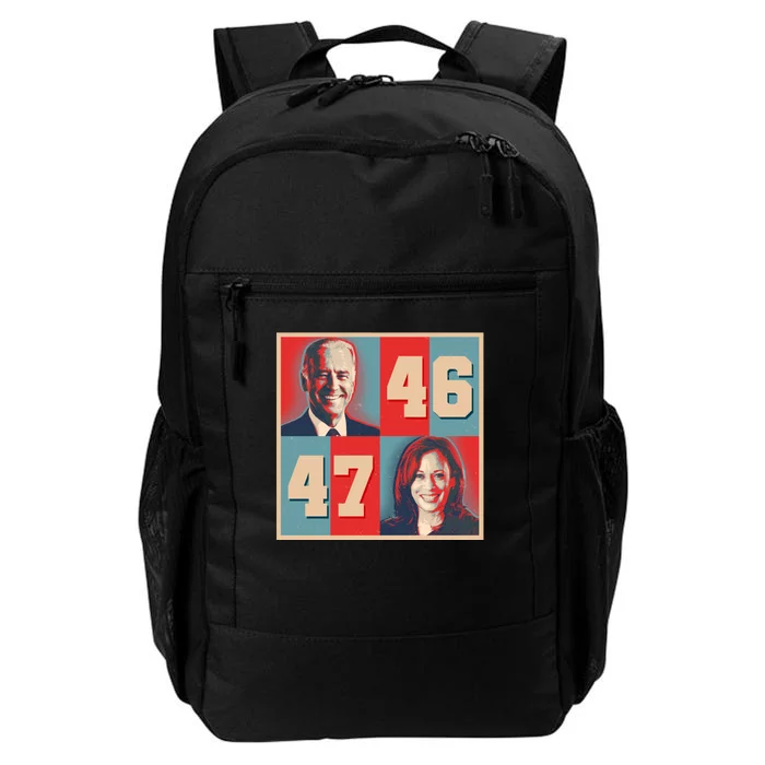 Joe Biden 46 Kamala Harris 47 Vintage Election Daily Commute Backpack