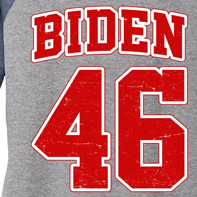 Joe Biden 46th president 2020 Women's Tri-Blend 3/4-Sleeve Raglan Shirt