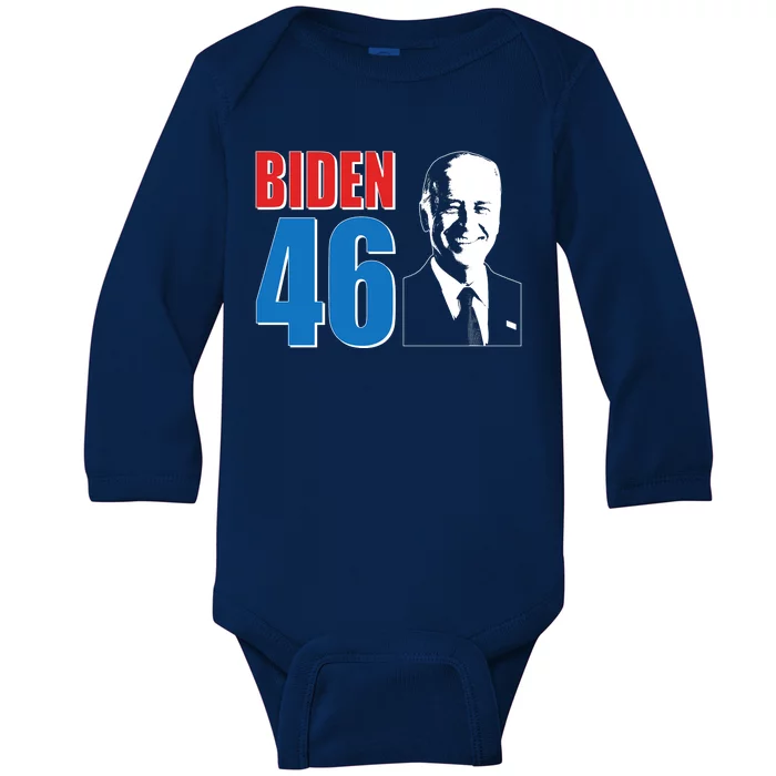 Joe Biden 46th President Elected Baby Long Sleeve Bodysuit