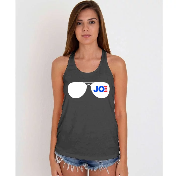 Joe Biden Aviators Women's Knotted Racerback Tank