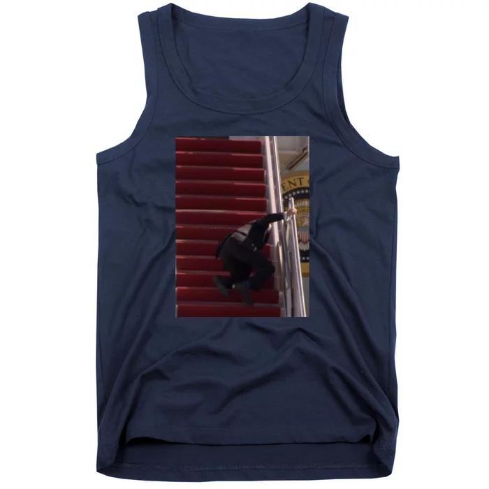 Joe Biden Big Fall Stumbling Tank Top