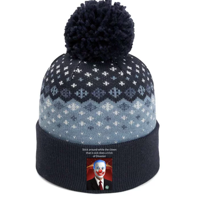 Joe Biden Clown Disaster Funny USA The Baniff Cuffed Pom Beanie