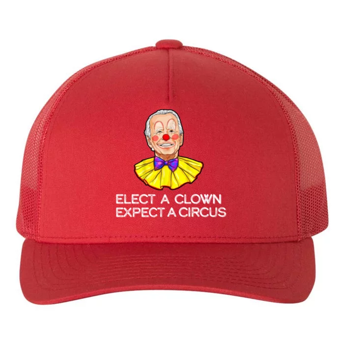 Joe Biden Elected A Clown Circus Yupoong Adult 5-Panel Trucker Hat