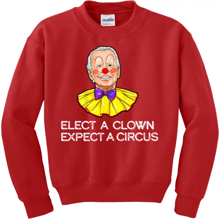 Joe Biden Elected A Clown Circus Kids Sweatshirt