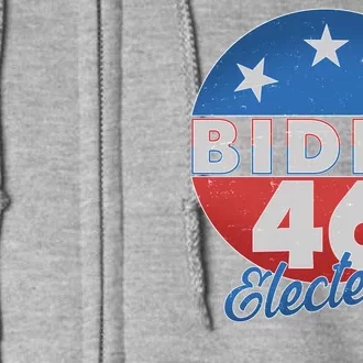 Joe Biden For 46th President Elected Full Zip Hoodie