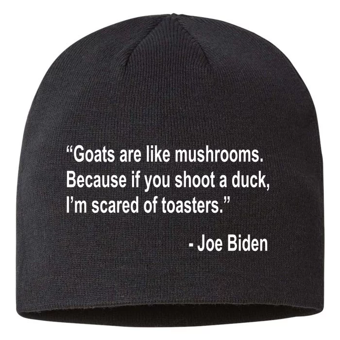 Joe Biden Funny Quote 8 1/2in Sustainable Knit Beanie