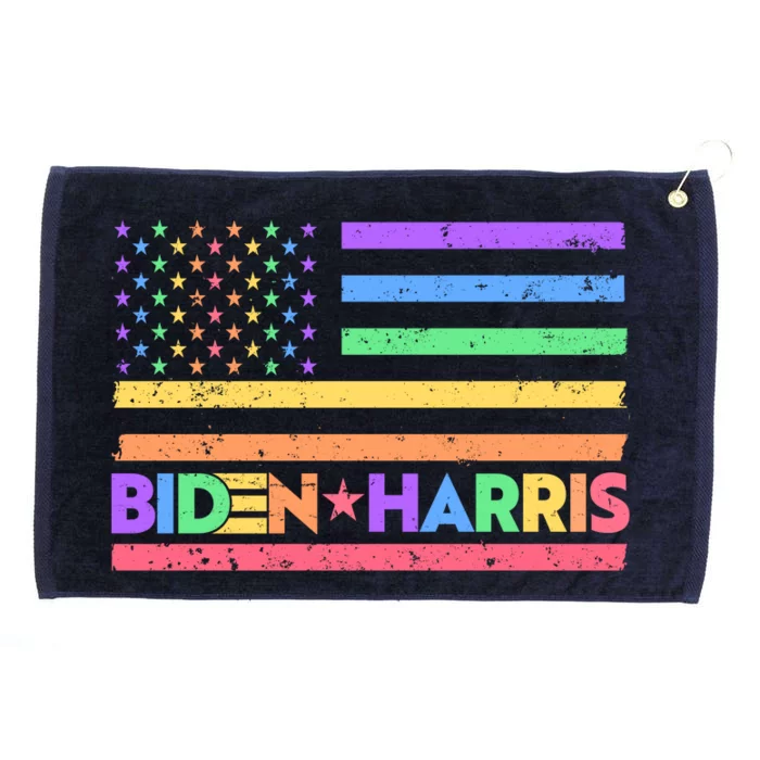 Joe Biden Kamala Harris LGBT USA Flag Grommeted Golf Towel