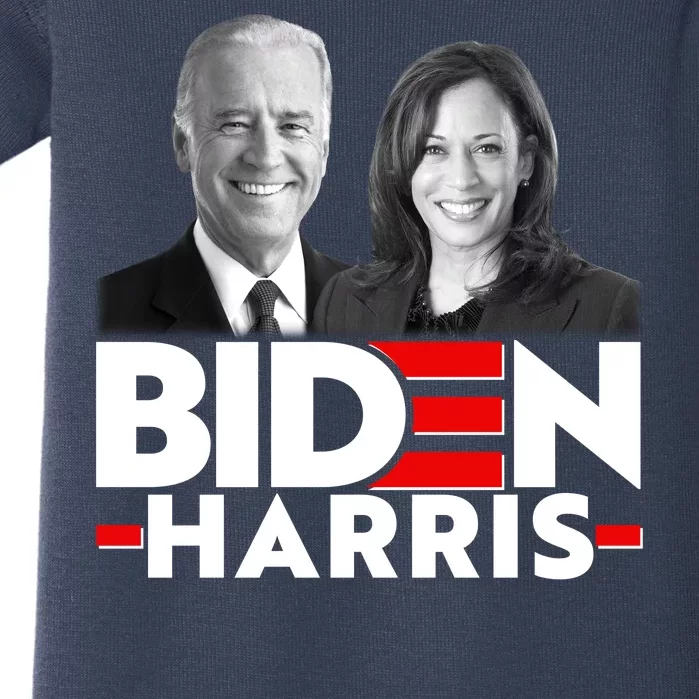 Joe Biden Kamala Harris Portraits 2020 Baby Bodysuit