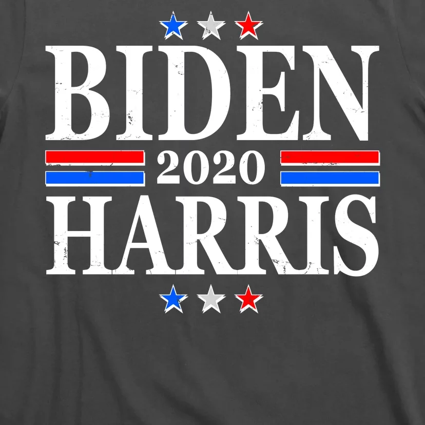 Joe Biden Kamala Harris Red White and Blue Stars logo T-Shirt