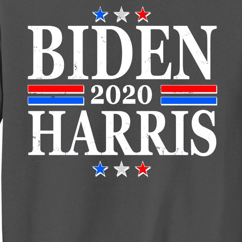 Joe Biden Kamala Harris Red White and Blue Stars logo Tall Sweatshirt