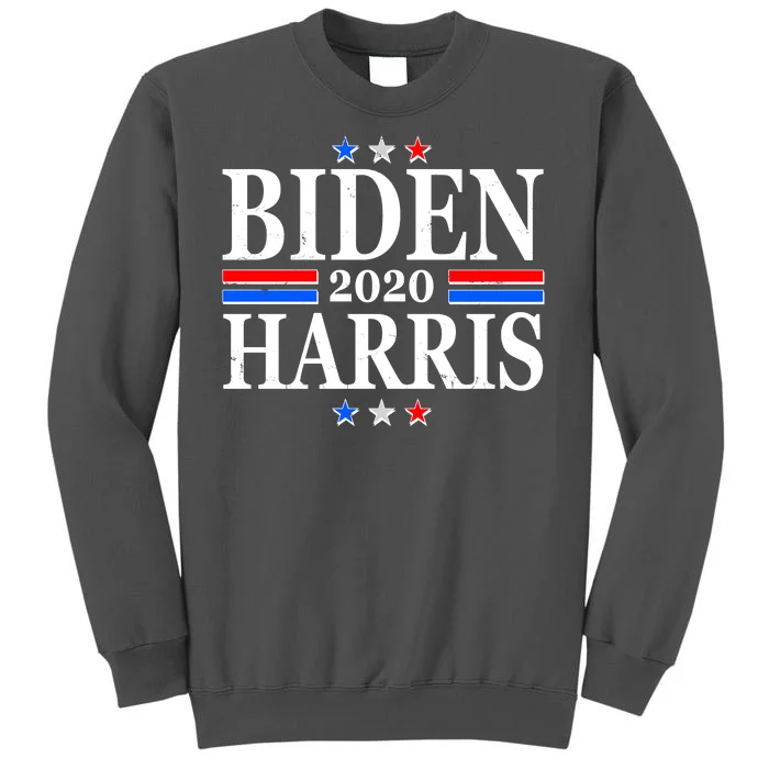 Joe Biden Kamala Harris Red White and Blue Stars logo Tall Sweatshirt